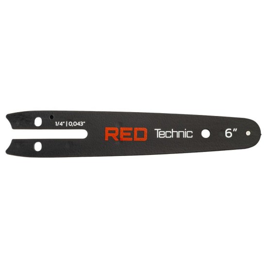 Vodící lišta s řetězem 6" pro aku pilu – RED TECHNIC
