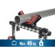 Multifunkční koza 4v1 s podavači, nosnost 200 kg, výška 83–127 cm – FORTUM