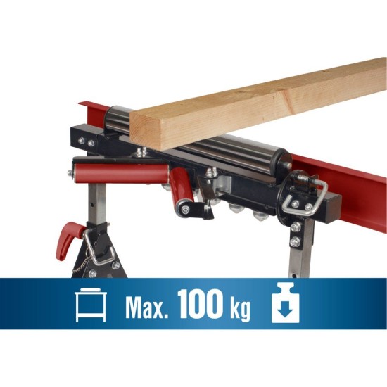 Multifunkční koza 4v1 s podavači, nosnost 200 kg, výška 83–127 cm – FORTUM
