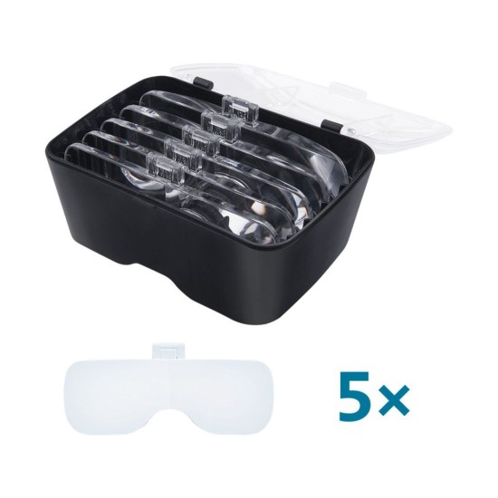 Brýle s lupou a osvětlením 3,5×, USB nabíjení – EXTOL LIGHT