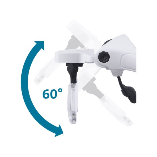 Brýle s lupou a osvětlením 3,5×, USB nabíjení – EXTOL LIGHT