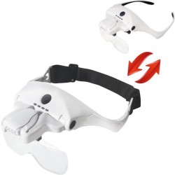 Brýle s lupou a osvětlením 3,5×, USB nabíjení – EXTOL LIGHT Brýle s lupou a osvětlením 3,5×, USB nabíjení – EXTOL LIGHT