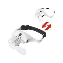 Brýle s lupou a osvětlením 3,5×, USB nabíjení – EXTOL LIGHT Brýle s lupou a osvětlením 3,5×, USB nabíjení – EXTOL LIGHT