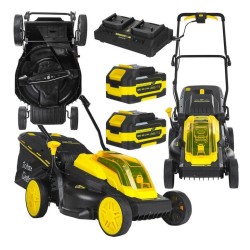 Aku sekačka 38 cm 3v1, 20 V, 2×4 Ah CoreX – JOHN GARDENER