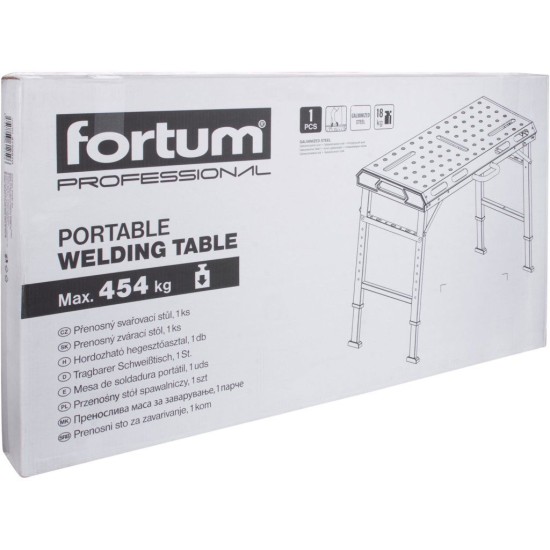 Skládací svařovací stůl 107x53 cm – FORTUM
