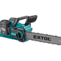 Aku řetězová pila SHARE20V, BRUSHLESS, 40 cm, 2×4 Ah - EXTOL INDUSTRIAL