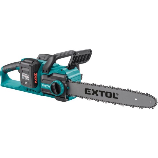 Aku řetězová pila SHARE20V, BRUSHLESS, 40 cm, 2×4 Ah - EXTOL INDUSTRIAL Aku řetězová pila SHARE20V, BRUSHLESS, 40 cm, 2×4 Ah - EXTOL INDUSTRIAL