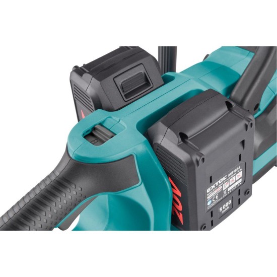 Aku řetězová pila SHARE20V, BRUSHLESS, 40 cm, 2×4 Ah - EXTOL INDUSTRIAL Aku řetězová pila SHARE20V, BRUSHLESS, 40 cm, 2×4 Ah - EXTOL INDUSTRIAL