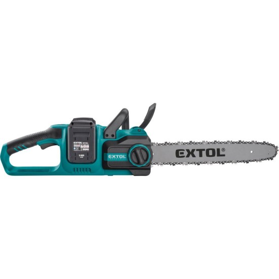 Aku řetězová pila SHARE20V, BRUSHLESS, 40 cm, 2×4 Ah - EXTOL INDUSTRIAL Aku řetězová pila SHARE20V, BRUSHLESS, 40 cm, 2×4 Ah - EXTOL INDUSTRIAL