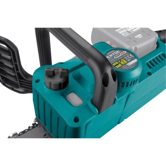 Aku řetězová pila SHARE20V, BRUSHLESS, 40 cm, bez baterie a nabíječky - EXTOL INDUSTRIAL