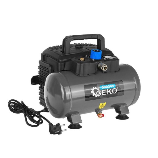 Kompresor 6 l, 8 bar, bezolejový GEKO