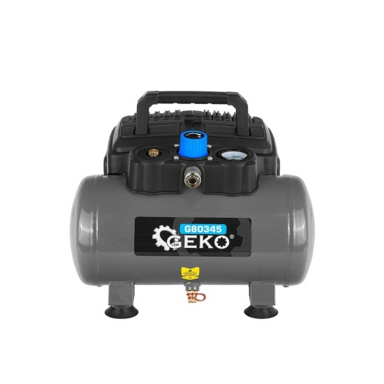 Kompresor 6 l, 8 bar, bezolejový GEKO