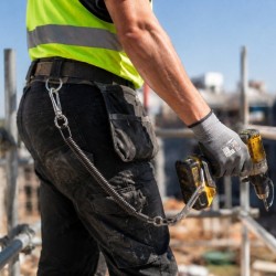 Elastické bezpečnostní lanko na nářadí 1,0 mm nosnost 2 kg GEKO