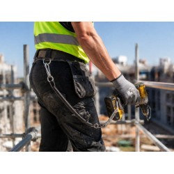 Elastické bezpečnostní lanko na nářadí 1,0 mm nosnost 2 kg GEKO