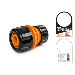 Redukce na hadici 1" na 3/4" BLACK LINE BRADAS Redukce na hadici 1" na 3/4" BLACK LINE BRADAS