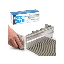 Nastavitelná zubová stěrka na lepidlo 345–585 mm, zub 10×10 mm GEKO