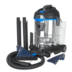 Víceúčelový vysavač a tepovač 1400 W, 20 l (nerez) GEKO