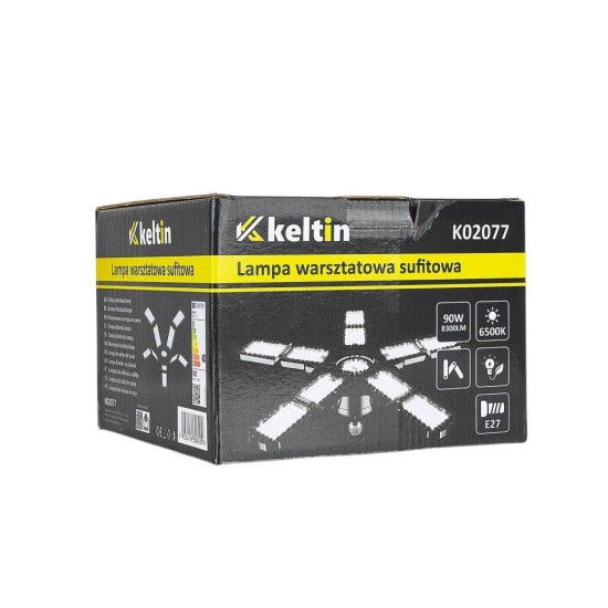 LED stropní svítidlo do dílny 90 W 8300 lm skládací KELTIN LED stropní svítidlo do dílny 90 W 8300 lm skládací KELTIN