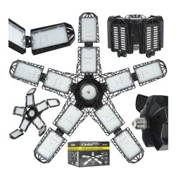 LED stropní svítidlo do dílny 90 W 8300 lm skládací KELTIN
