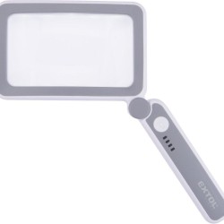 Lupa se světlem skládací, 4× zvětšení, USB nabíjení EXTOL LIGHT