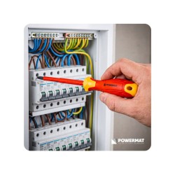 Elektrikářské šroubováky se zkoušečkou, sada 8 ks POWERMAT Elektrikářské šroubováky se zkoušečkou, sada 8 ks POWERMAT