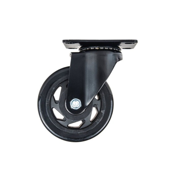 Sada 4 otočných koleček 100 mm, 120 kg, 2 kolečka s brzdou GEKO