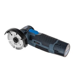 Aku mini úhlová bruska 76 mm, 2×12 V, 2 Ah s příslušenstvím GEKO