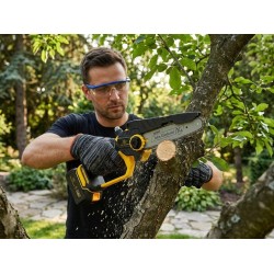 Aku jednoruční řetězová pila 8" 2×21 V, 4 Ah JOHN GARDENER