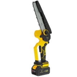 Aku jednoruční řetězová pila 8" 2×21 V, 4 Ah JOHN GARDENER