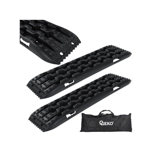 Vyprošťovací terénní rampy OFF-ROAD 104×28 cm, 10 t, sada 2 ks GEKO Vyprošťovací terénní rampy OFF-ROAD 104×28 cm, 10 t, sada 2 ks GEKO