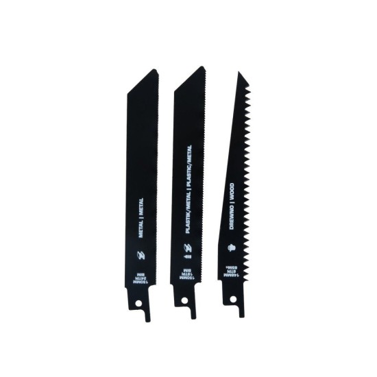 Ruční držák pilových plátků pily ocasky + 3 plátky 150 mm GEKO Ruční držák pilových plátků pily ocasky + 3 plátky 150 mm GEKO