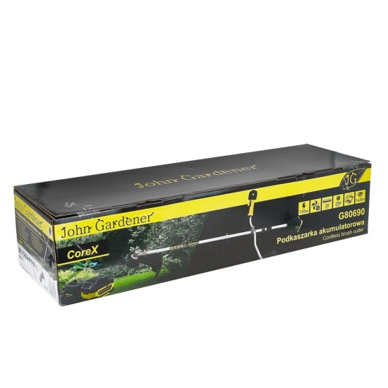 Aku křovinořez 20V / 4,0 Ah CoreX, brushless JOHN GARDENER Aku křovinořez 20V / 4,0 Ah CoreX, brushless JOHN GARDENER