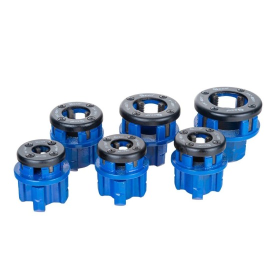Závitníky R trubkové (BSPT) 1/4"–5/4", sada 6 ks GEKO Závitníky R trubkové (BSPT) 1/4"–5/4", sada 6 ks GEKO
