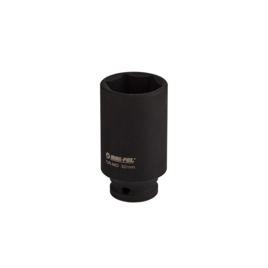 Hlavice nástrčná rázová prodloužená 1/2" 32 mm MAR-POL