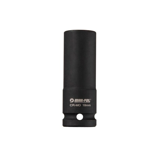 Hlavice nástrčná rázová prodloužená 1/2" 18 mm MAR-POL Hlavice nástrčná rázová prodloužená 1/2" 18 mm MAR-POL