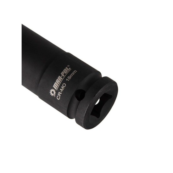 Hlavice nástrčná rázová prodloužená 1/2" 18 mm MAR-POL Hlavice nástrčná rázová prodloužená 1/2" 18 mm MAR-POL