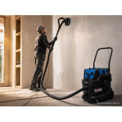 Průmyslový vysavač s automatickým oklepem 1600 W na omítku a prach GEKO