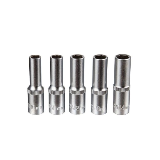 Nástrčné hlavice prodloužené 1/2" 10–24 mm, sada 15 ks MAR-POL Nástrčné hlavice prodloužené 1/2" 10–24 mm, sada 15 ks MAR-POL