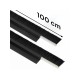 Dveřní kartáčová lišta samolepicí 100 cm, černá KELTIN Dveřní kartáčová lišta samolepicí 100 cm, černá KELTIN