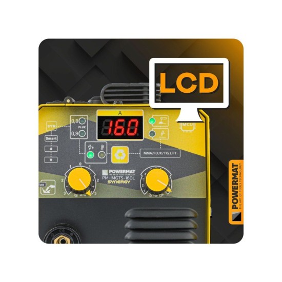 Invertorová svářečka 160 A FCAW/MMA/TIG LIFT POWERMAT Invertorová svářečka 160 A FCAW/MMA/TIG LIFT POWERMAT