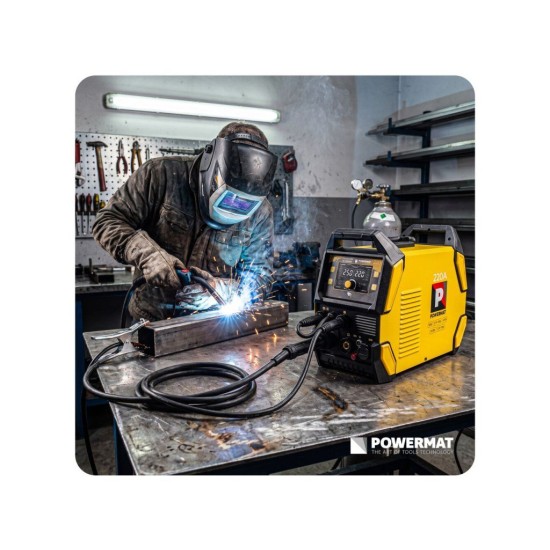 Invertorová svářečka 220 A MIG/MAG, MMA, TIG LIFT, CUT POWERMAT Invertorová svářečka 220 A MIG/MAG, MMA, TIG LIFT, CUT POWERMAT