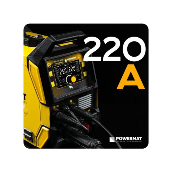 Invertorová svářečka 220 A MIG/MAG, MMA, TIG LIFT, CUT POWERMAT Invertorová svářečka 220 A MIG/MAG, MMA, TIG LIFT, CUT POWERMAT