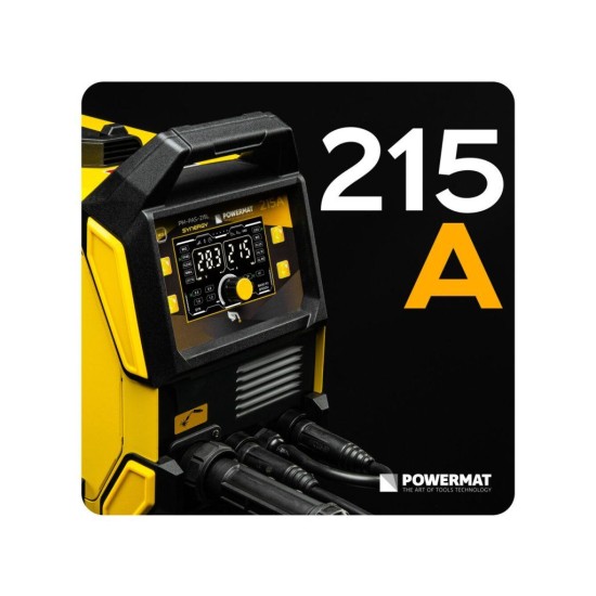 Invertorová svářečka 215 A MIG/MAG, MMA, TIG LIFT, FLUX POWERMAT Invertorová svářečka 215 A MIG/MAG, MMA, TIG LIFT, FLUX POWERMAT