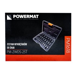 Vytahováky zalomených šroubů 25 ks POWERMAT