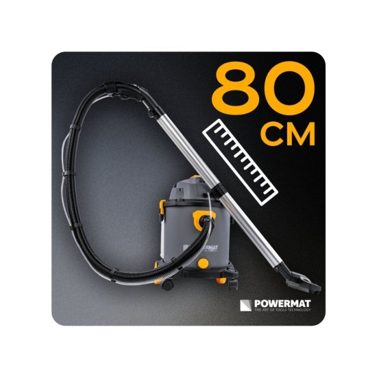 Víceúčelový vysavač a tepovač 2000 W, 20 l POWERMAT Víceúčelový vysavač a tepovač 2000 W, 20 l POWERMAT