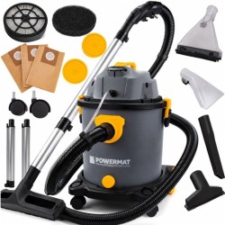 Víceúčelový vysavač a tepovač 2000 W, 20 l POWERMAT