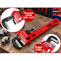 Hasák Stillson 250 mm, rozsah 3/8″–1 1/4″ HEAVY DUTY TVARDY