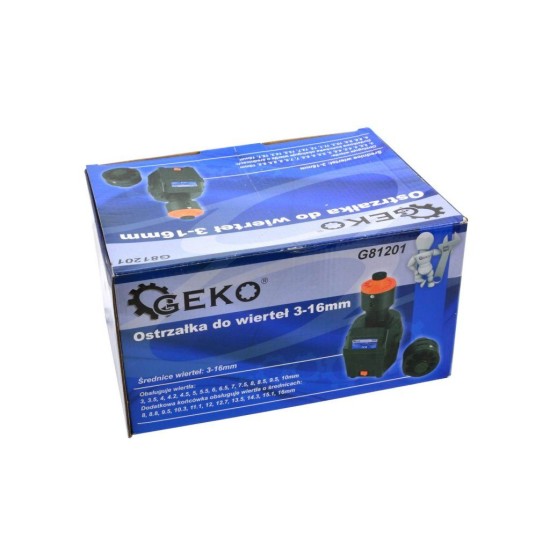 Ostřička vrtáků 3–16 mm GEKO Ostřička vrtáků 3–16 mm GEKO