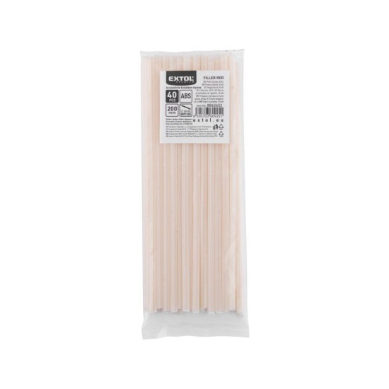 Tyčinky plnící ABS 200 mm, 40 ks EXTOL PREMIUM Tyčinky plnící ABS 200 mm, 40 ks EXTOL PREMIUM